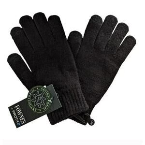 Fownes Brothers Antimicrobial Protx2 Knit Touch Screen Tech Gloves OneSize Black